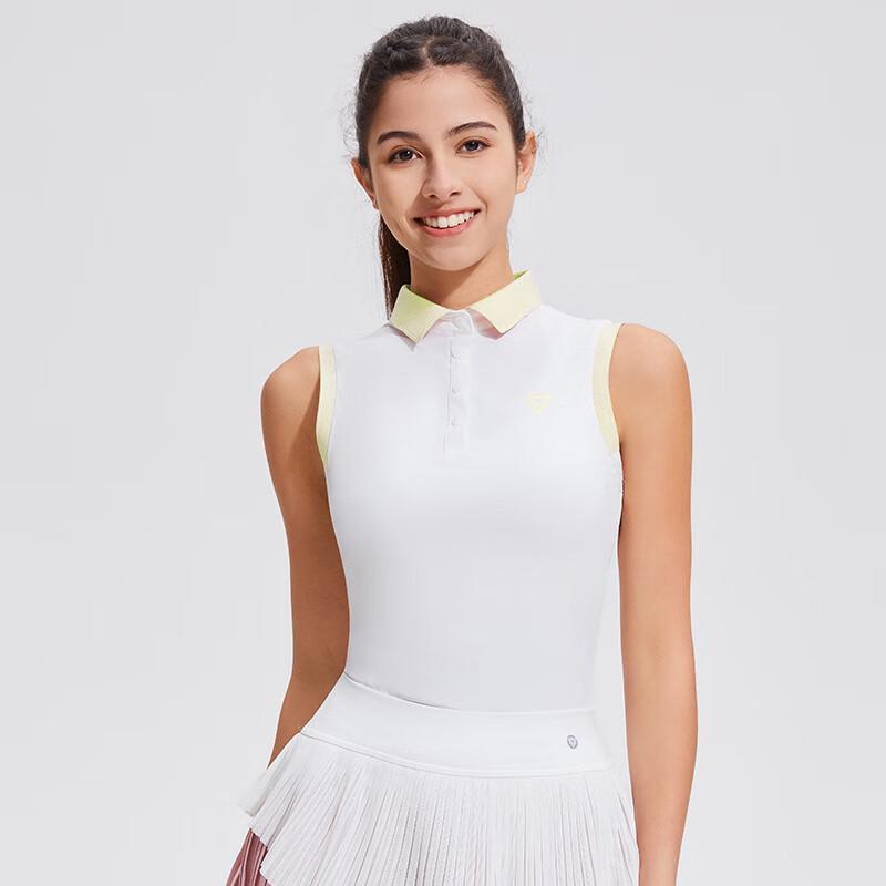 OEING Women's Quick-Dry Sleeveless Polo Sports Top