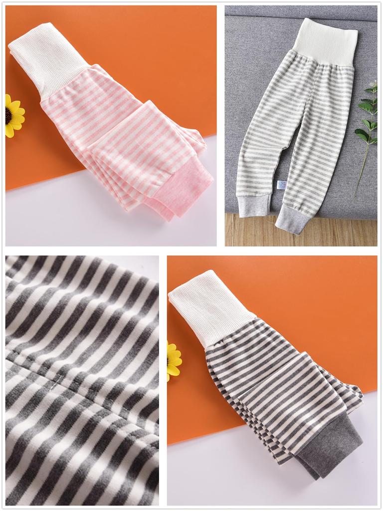 Futupe Baby Belly Warmer Pants Boys and Long Covers Sizes 120 Size Pajamas, Cotton, Girls, Pants, Belly, 2-Piece Set, Spring, Summer, Fall, Winter,