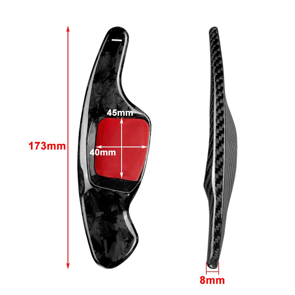 Geschmiedete Carbon-Faser-Auto-Lenkrad-Paddle-Shifter-Erweiterung für VW Tiguan Passat B8 Golf 7 MK7 MK7.5 Standard
