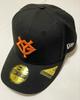ERA Yomiuri Giants 59FIFTY Fitted Cap Black Orange Size Cm) NWT