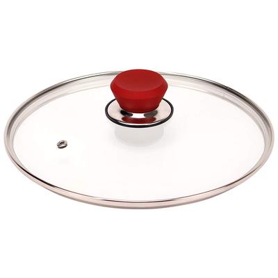 Flavor Stone Pot Lid Accessory Red Diameter 24cm IH Compatible []