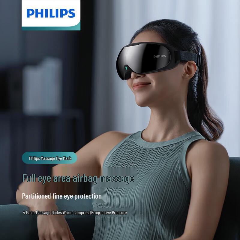 Philips PPM3203E Eye Massager with Heat and Air Pressure CN Plug (adapter Included)