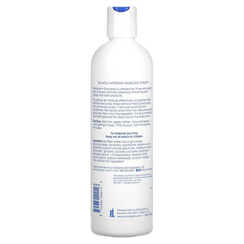 Shampoo For Sensitive Skin, 12 fl oz (355 ml)