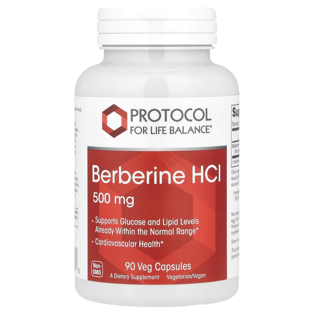 Berberine Hcl, 500Mg, 90 Veggie Caps