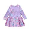 2026 Long Sleeve Girls' One-Piece Swimsuit Skirt Style with CPC Certification for Medium and Large Children