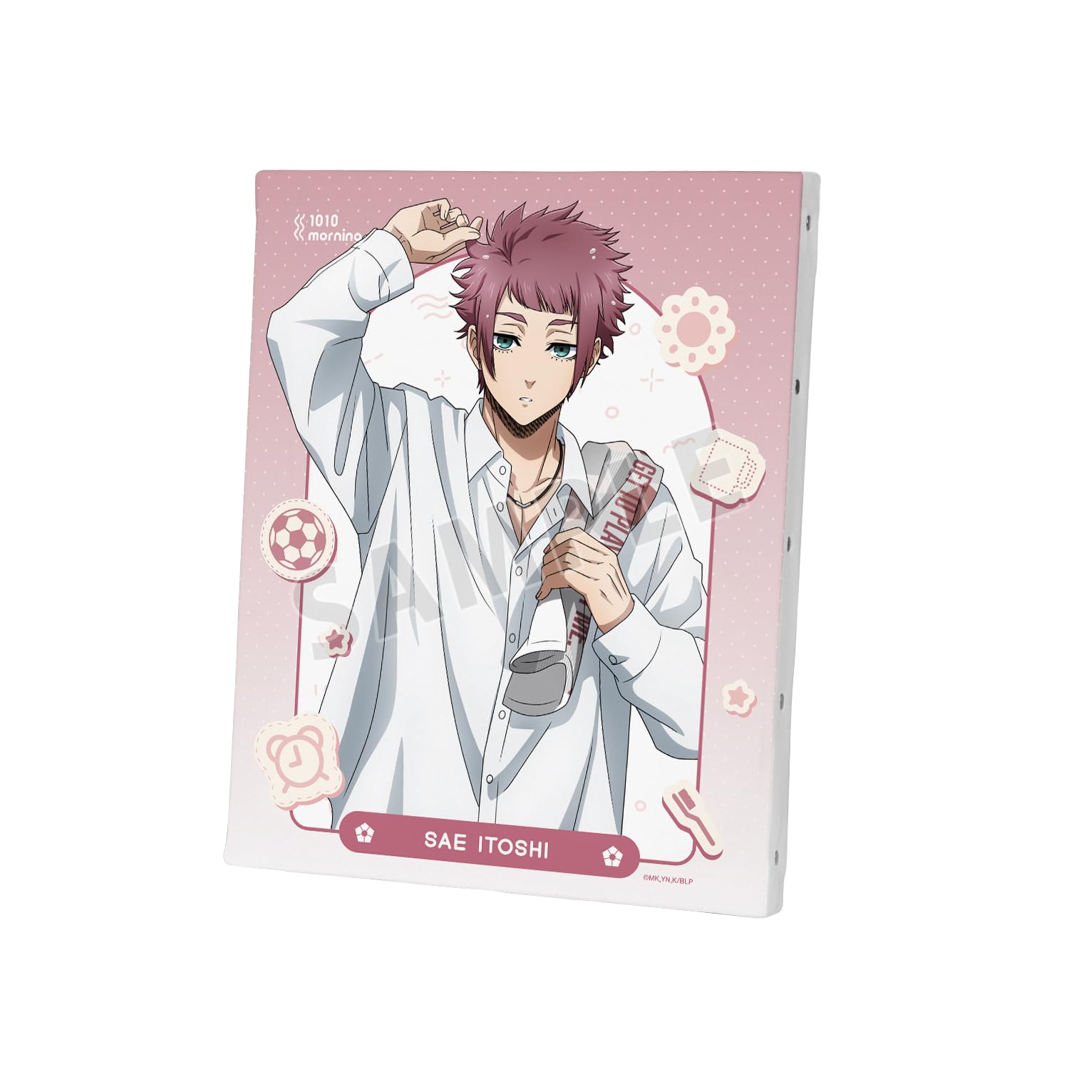 

ТВ-аниме Недавно нарисованная Саэ Итоси Версия утренней рутины Холст «Синяя тюрьма»