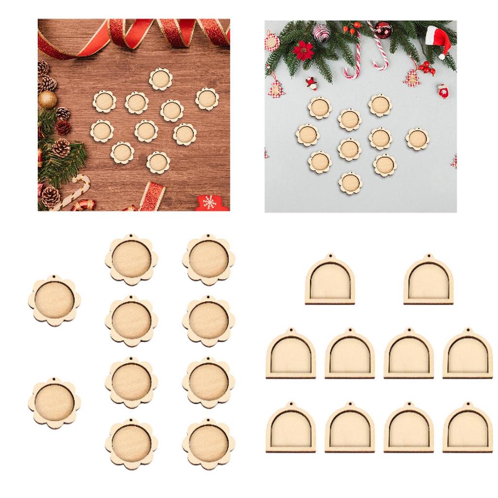 Wooden Mini Embroidery Hoop for DIY Pendant Arts Needlework Accessories Small Display Frame