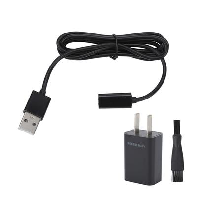 Cargador de Afeitadora Eléctrica Interfaz USB Cable de Carga de Repuesto para Cortapelos de Barba Poree