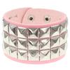 European & American Punk Street Style Rivet Bracelet: PU Leather Bangle