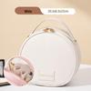 Waterproof Half-Circle Lipstick Makeup Bag - Large Capacity Travel Handbag