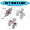 10PCS NonReturn Check Valves For Fish Tanks Air Pumps 3/16Inch Airline Tubing Unidirectional Valves Aquarium Accessories