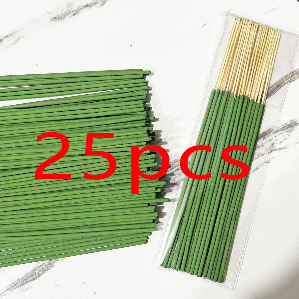 Lemongrass Citronella Bamboo Incense - 22cm Mosquito Repellent for Outdoor Camping