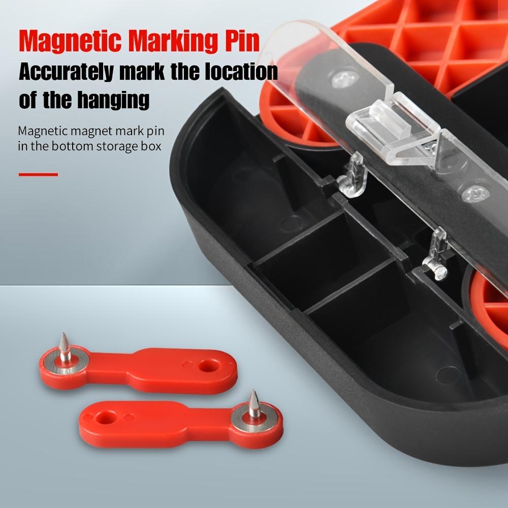1ks Nástroj na zavěšování obrazů pro design domova, Exkluzivní rám pro závěsný hardware, Nástroj na vyrovnávání fotografií s kalibrační funkcí, Nezbytnosti pro zavěšování obrazů