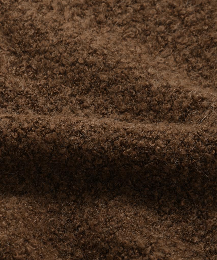 FRIZMWORKS Alpaca Boucle Knit _ Brown