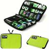 Durable Nylon Travel Tech Organizer Bag Portable Electronics Accessories Case for Cables, Phones, Earphones  High-Capacity