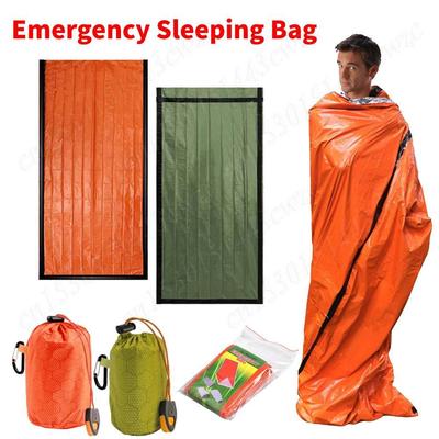 Waterproof Emergency Survival Sleeping Bag Outdoor Mylar Thermal Blankets Keep Warm Hiking Camping Thermal Sack First Aid Rescue