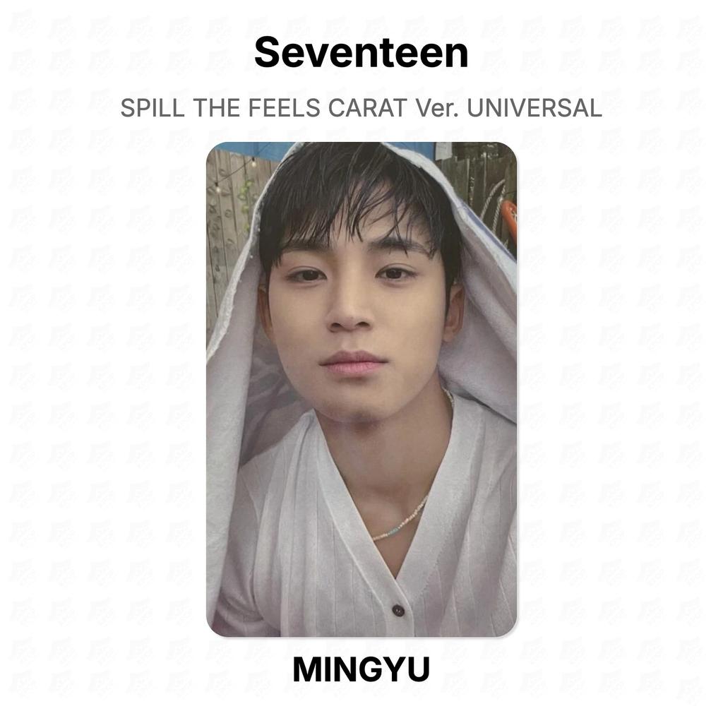 Seventeen SPILL THE FEELS CARAT Ver. UNIVERSAL Official Photocard