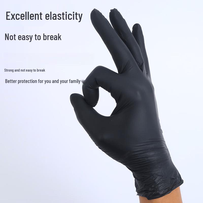 Thickened Food-Grade Blue Nitrile Gloves