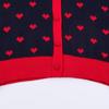 European Style 2026 New Fashion Heart-Shaped Jacquard Knit Cardigan for Women