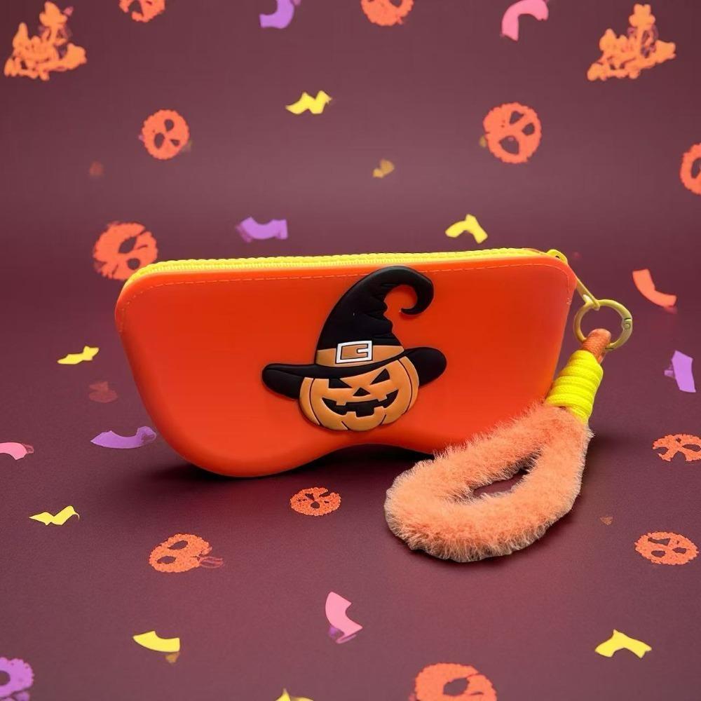New Multifunctional Halloween Glasses Bag Dustproof Silicone Coin Purse Waterproof Eyeglasses Box