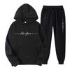 Men's Sweatshirt Suit Men's Solid Color Casual Sports Suit Sweatshirt Suit