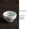 Ceramic Retro Master Cup: Personal Tea Brewing and Tasting Cup, Festive Wedding Red Design