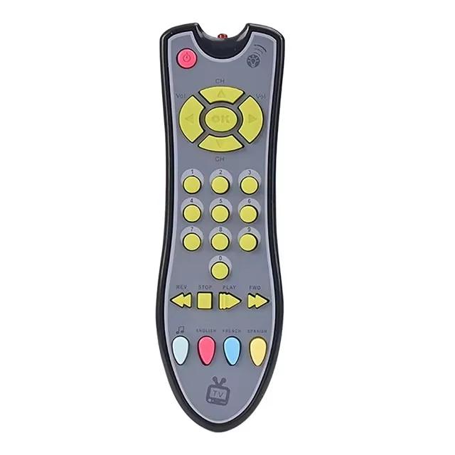 Music Mobile Phone Toy Baby Early Educational Toy Simulation TV Remote Control Electric Numbers English Learning Toy