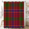 Plaid Shower Curtain, Tartan Pattern Bath Mat, Waterproof Home Decor, Bathroom Liners Red Green Blue Black White Striped Fabric