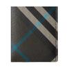 Burberry Checkered Design Double-Fold Fashionable And Versatile Pu Card Holder For Men Black