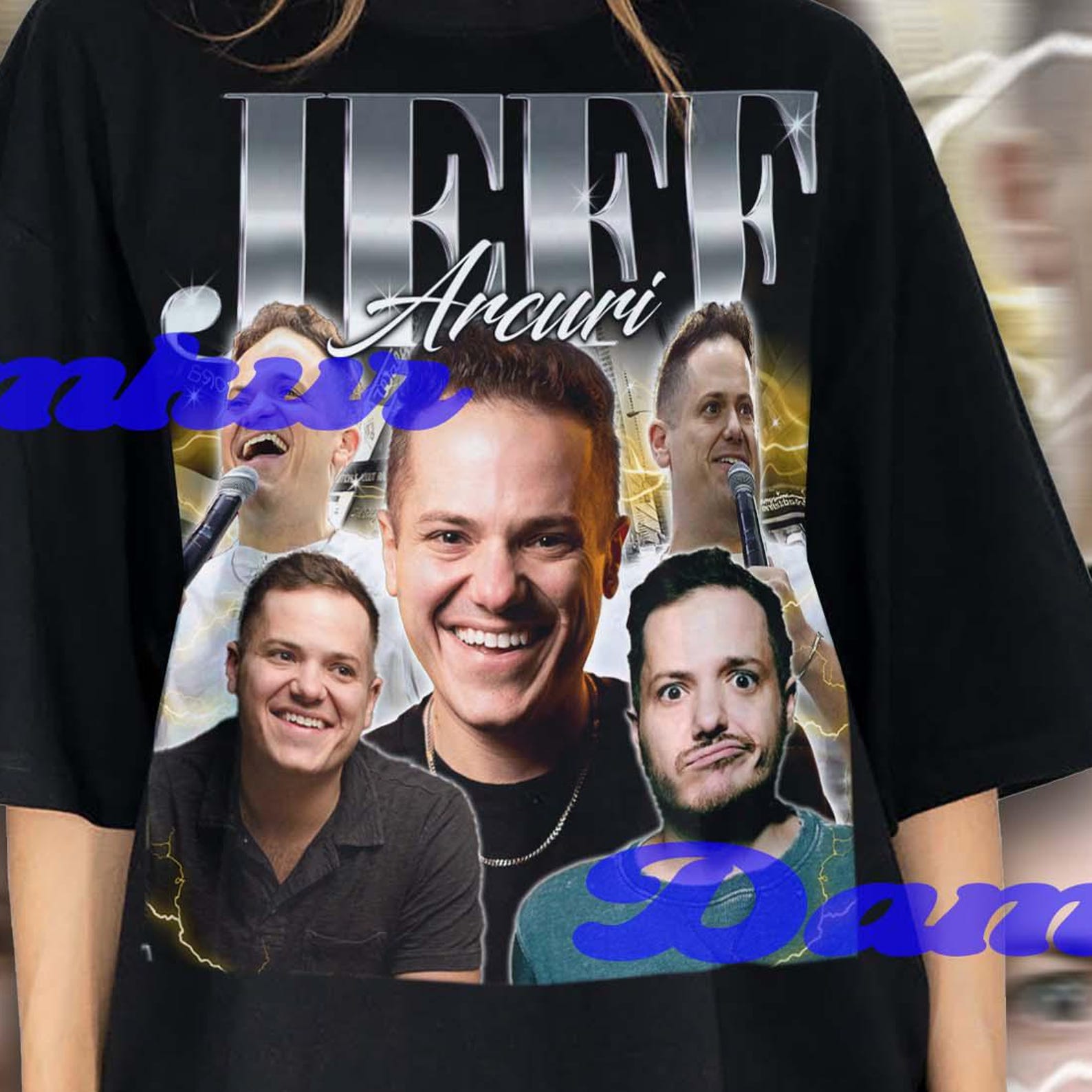 Jeff Arcuri Shirt, Jeff Arcuri Retro Tshirt, Jeff Arcuri Comedian Tees, Jeff Arcuri Fan T-shirt, Stand Up Comedy Merch Gift for Christmas S