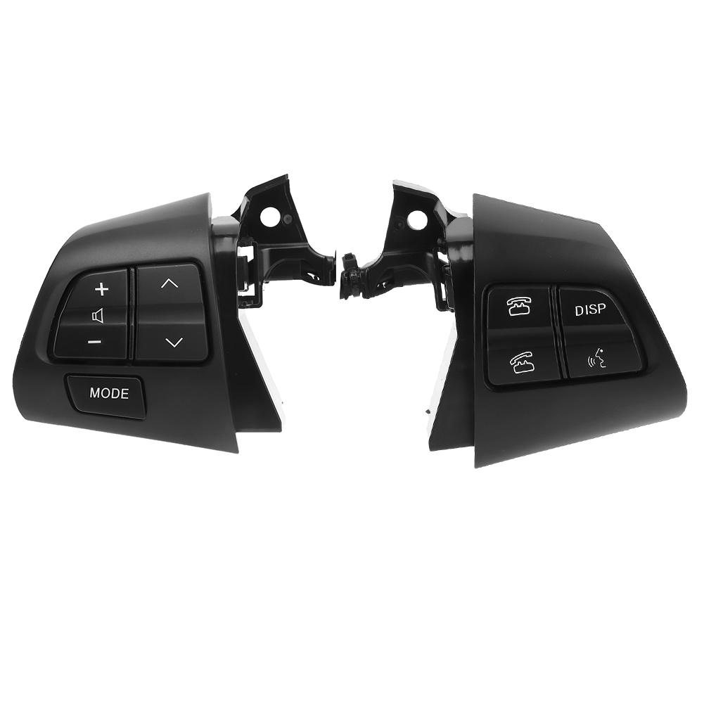 Steering Wheel Switches Left Right Buttons Fits for Toyota Corolla 2010 2013(Black )