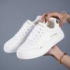 Leather Hot Sell Women Shoes Ladies Casual Skateboard Sneakers For Women Tennis Walking Trend Casual Shoe Italian White