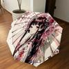 1PC cherry blossoms umbrella Umbrella-8-Rib Reinforced, Automatic Open, Lightweight & Durable, Cute Fashion Accessory for Outdoor, Beach, or Casual Us