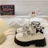 Autumn and Spring New British Princess Thick-soled Fashionable Shoes for Girls Black Mary Jane Shoes for Children