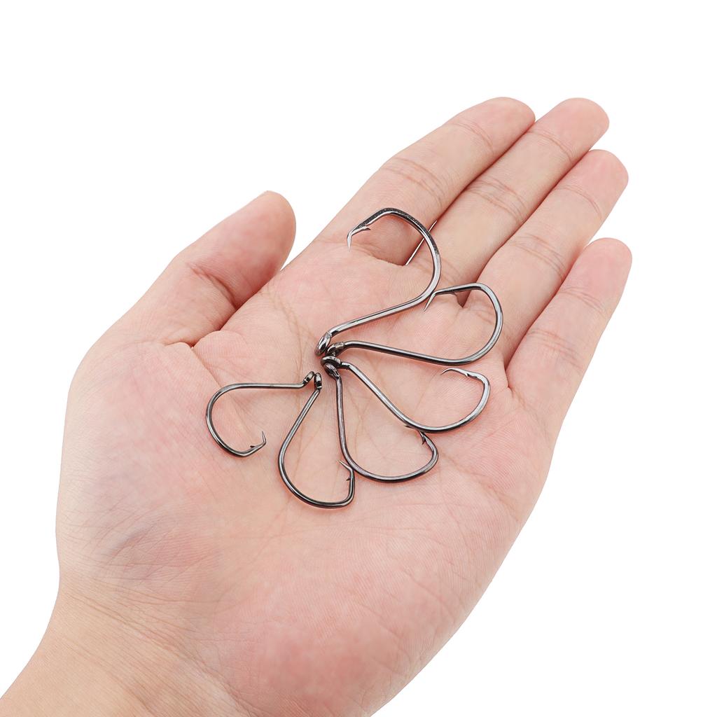 100pcs 1/0 2/0 3/0 4/0 5/0 6/0 Octopus Circle Saltwater Fishing Hooks Offset Catfish Hooks