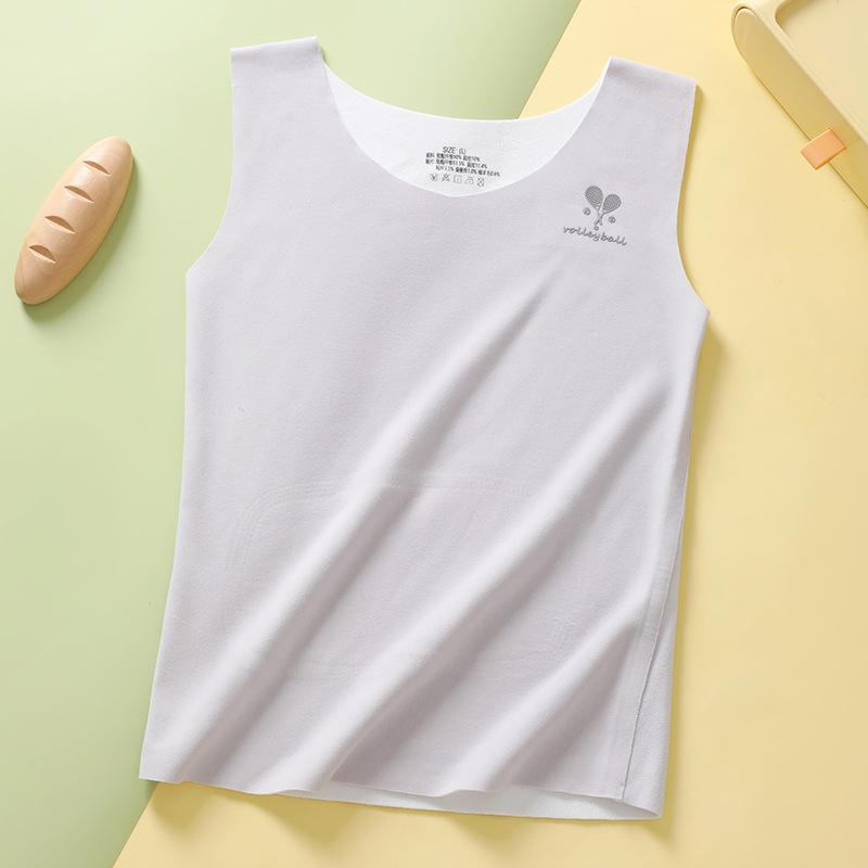 Children's thermal vest wears autumn and winter German velvet bottoming children's development period primary school students less vest