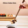 ZISIZ Natural Wenge Wood Chopsticks - 10 Pairs