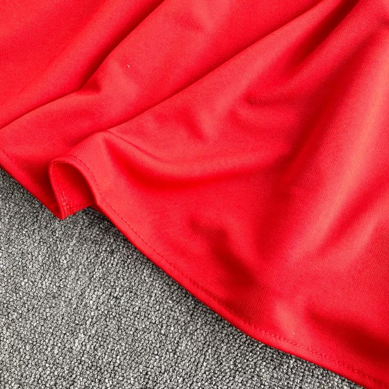 Spring Dress For Women V-Neck Open Back Waist-Cinching High-Waisted Slimming Solid Color Camisole Slip Dress A-Line Dresses