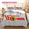 1. FC Union Berlin Muster Bettwäsche Bettdecken-Set Heimdekoration Geschenk (1 Bettbezug + 2 Kissenbezüge (ohne Füllung)).xwn