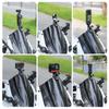 Sports Camera Mount Clamp Stand for Electric Bikes and Motorcycles Windscreen, Aluminum with Protective Silicone Padding