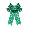 Christmas Glitter Powder Bow Christmas Tree Decoration DIY Handmade Powder Star Bow Decoration Accessories