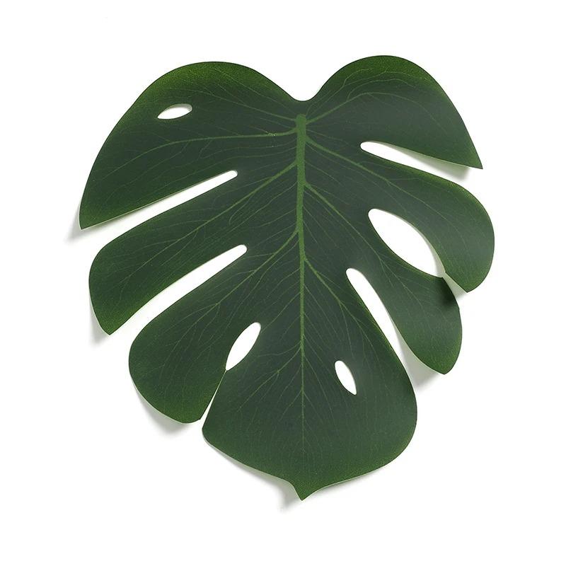 10 ks umělé palmové tropické listy list Monstera pro fotografování párty plážový stůl svatba oslava miminka dekorace