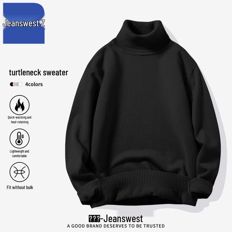 

Jeanswest Men s Turtleneck Knit Sweater ANJ16 L