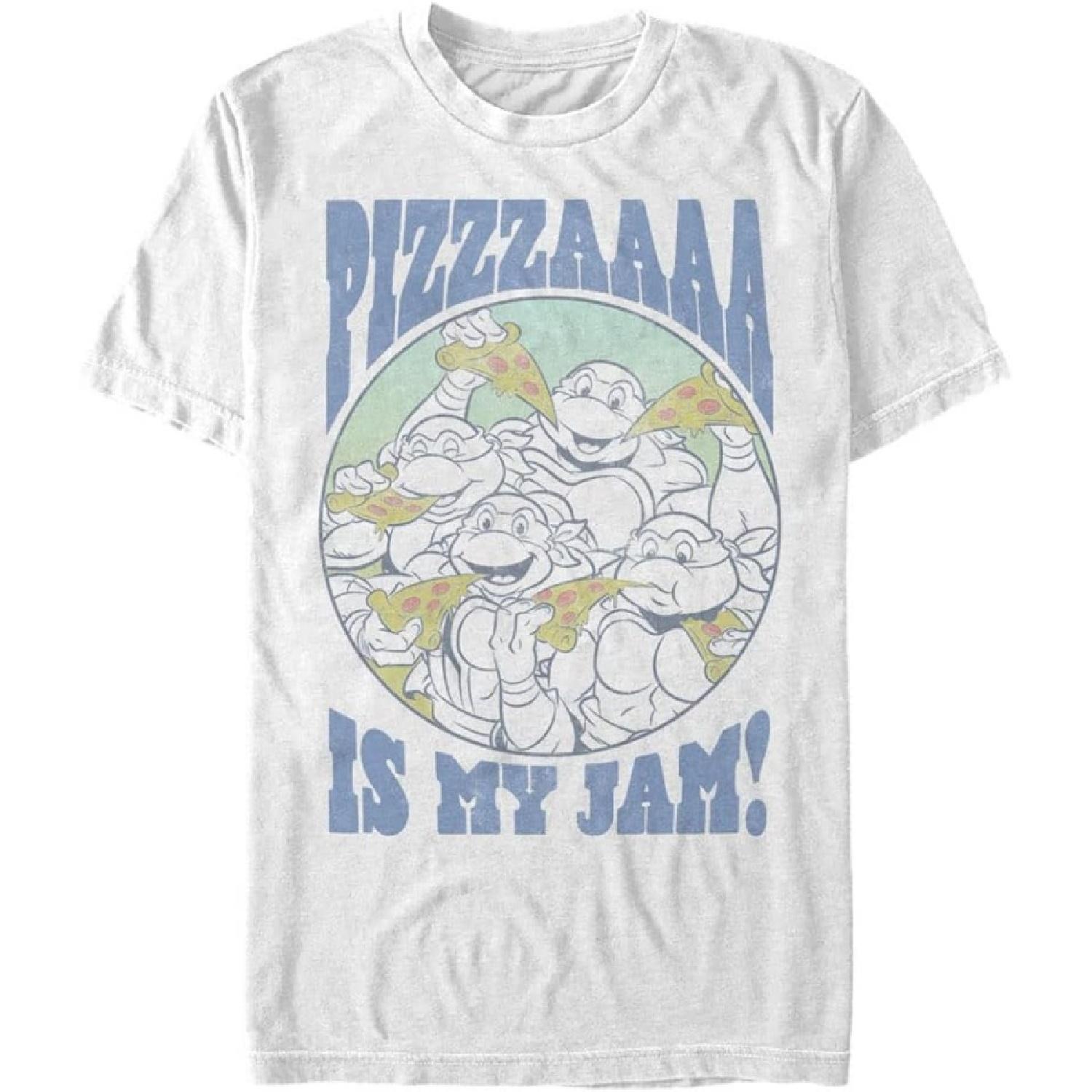 Nickelodeon Men s Big & Tall Relaxed Fit, Short Sleeve, Crew Neck, T-Back T-Shirt with Cartoon Pattern S