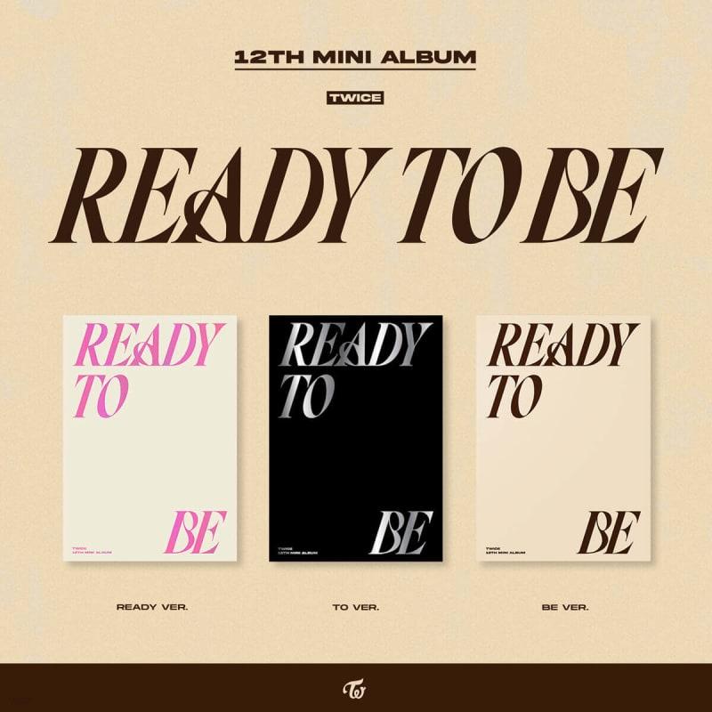 

TWICE - 12th Mini Album: READY TO BE [1 out of 3 randomly sent]