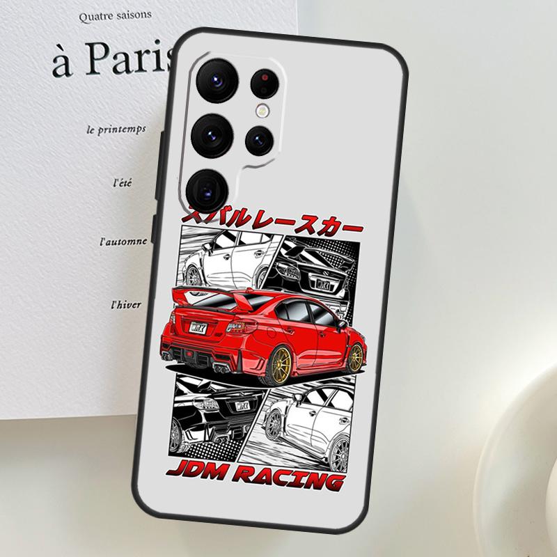 

Sports Car JDM Drift Case For Samsung Galaxy S26 Ultra S25 S23 S22 S21 S24 Ultra S10 S20 Plus S25 FE Phone Cover Galaxy S21 Plus
