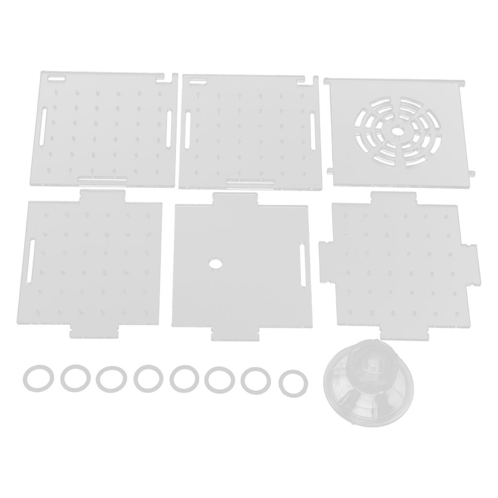 Fish Isolation Box Acrylic Fish Breeding Box Aquarium Hatchery for Baby Fishes ShrimpSingle Mini