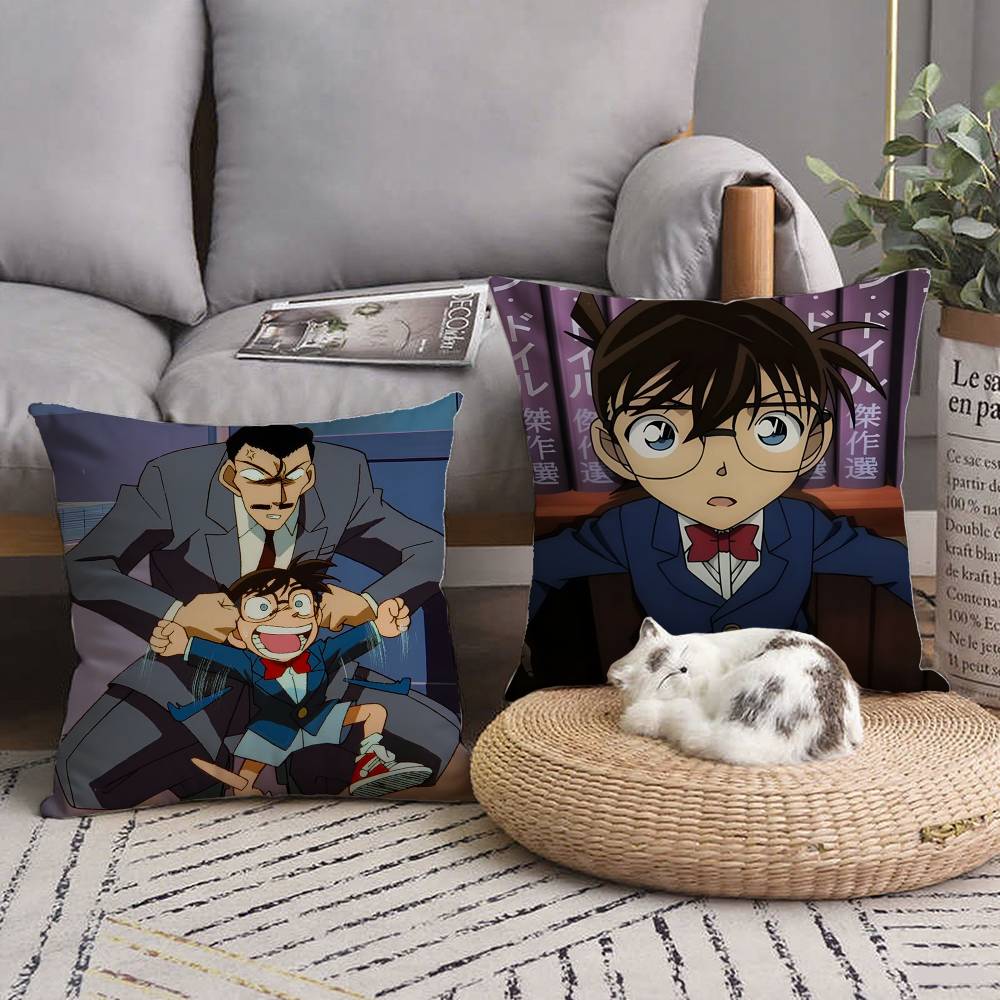 Detective Conan Pillow Case Home Decor Throw For Sofa Bed Car Room Decor Gift Idea