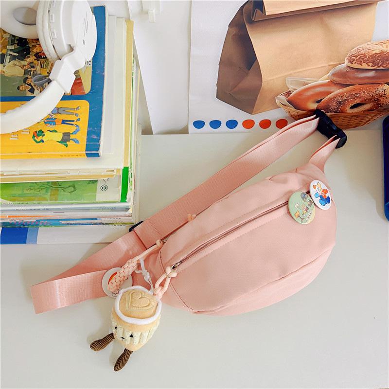 Schoolbag Oxford cloth casual bag women's summer new Korean version messenger bag fashion fanny pack niche Japanese casual breast bag