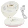 Innovative ShellShaped USB Rechargeable LED Projector Light Night Lamp Decoration Pink